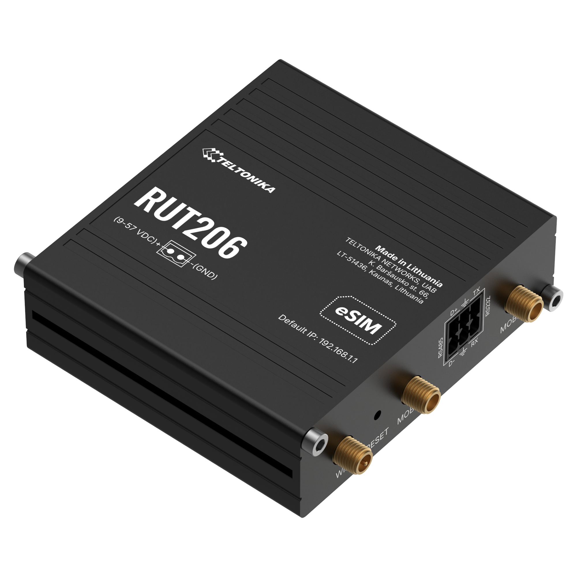 Teltonika RUT206 – Router industriale 4G con RS232/RS485