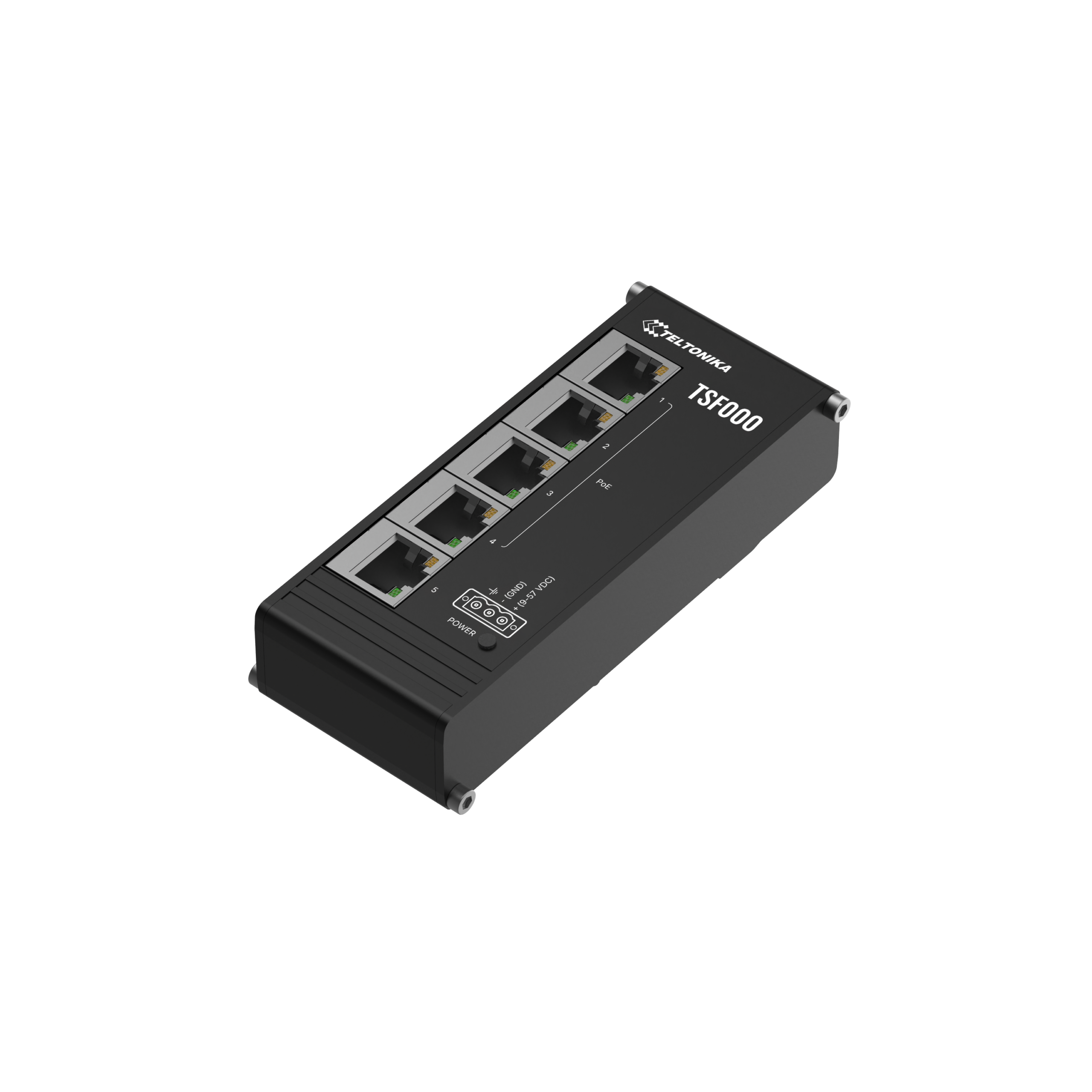 Teltonika TSF000 – Switch PoE+ ribassato non gestito 5 porte