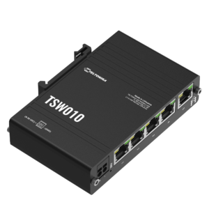 Teltonika TSW010 – Switch Ethernet industriale 5 porte 10/100