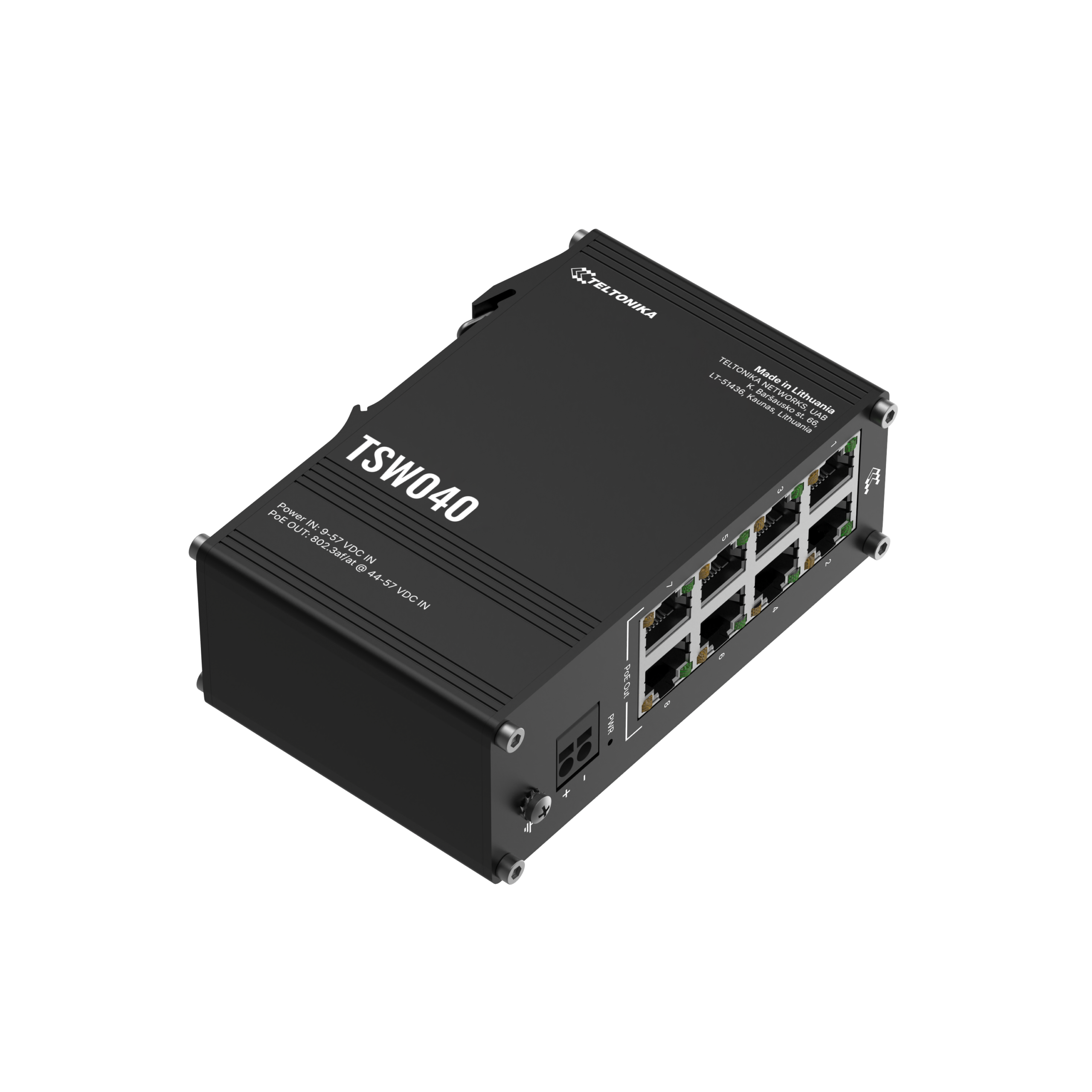 Teltonika TSW040 – Switch PoE+ 8 porte 240 W