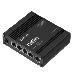 Teltonika TSW101 – Switch PoE+ automotive 5 porte Gigabit