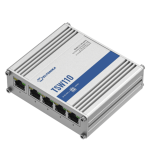 Teltonika TSW110 – Switch industriale non gestito 5 porte Gigabit