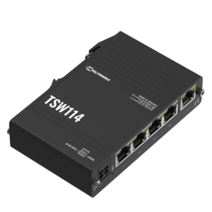 Teltonika TSW114 – Switch Gigabit su barra DIN 5 porte