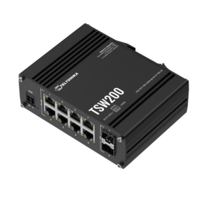 Teltonika TSW200 – Switch PoE+ 8 porte Gigabit con 2 SFP